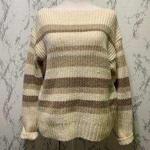 Old Navy Striped Boatneck Sweater